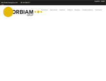 Tablet Screenshot of orbiamgrup.com